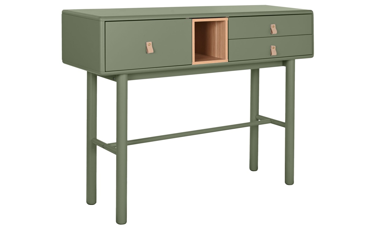 CONSOLA MDF PU 120X35X90 VERDE