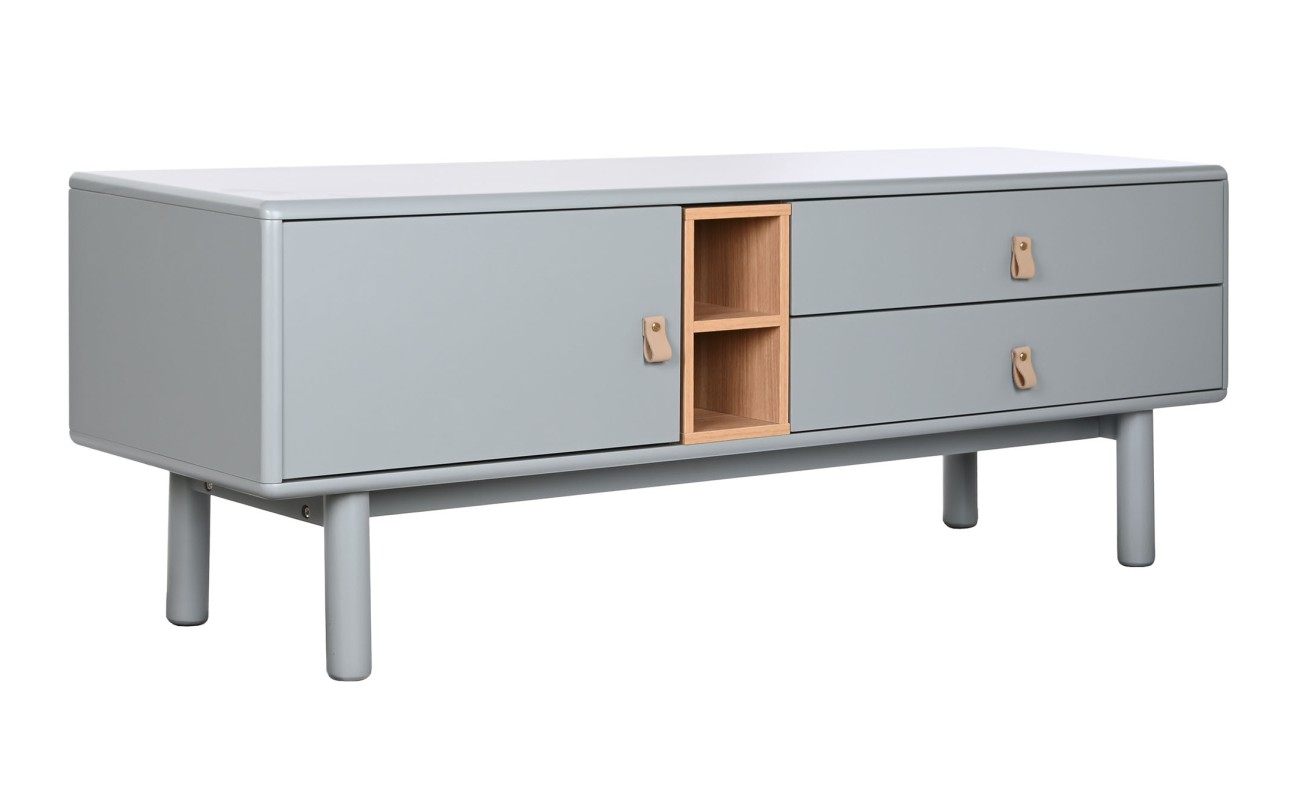 MUEBLE TV MDF PU 140X40X55 GRIS